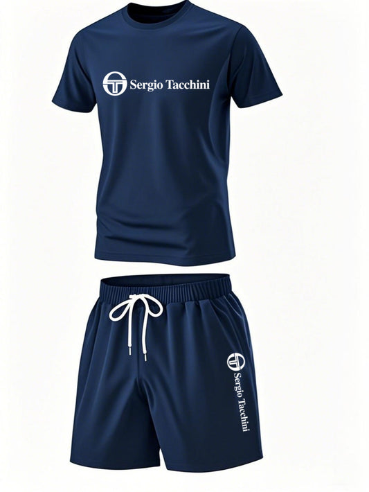 Ensemble "Sergio Tacchini" t-shirt et short du S au 3XL