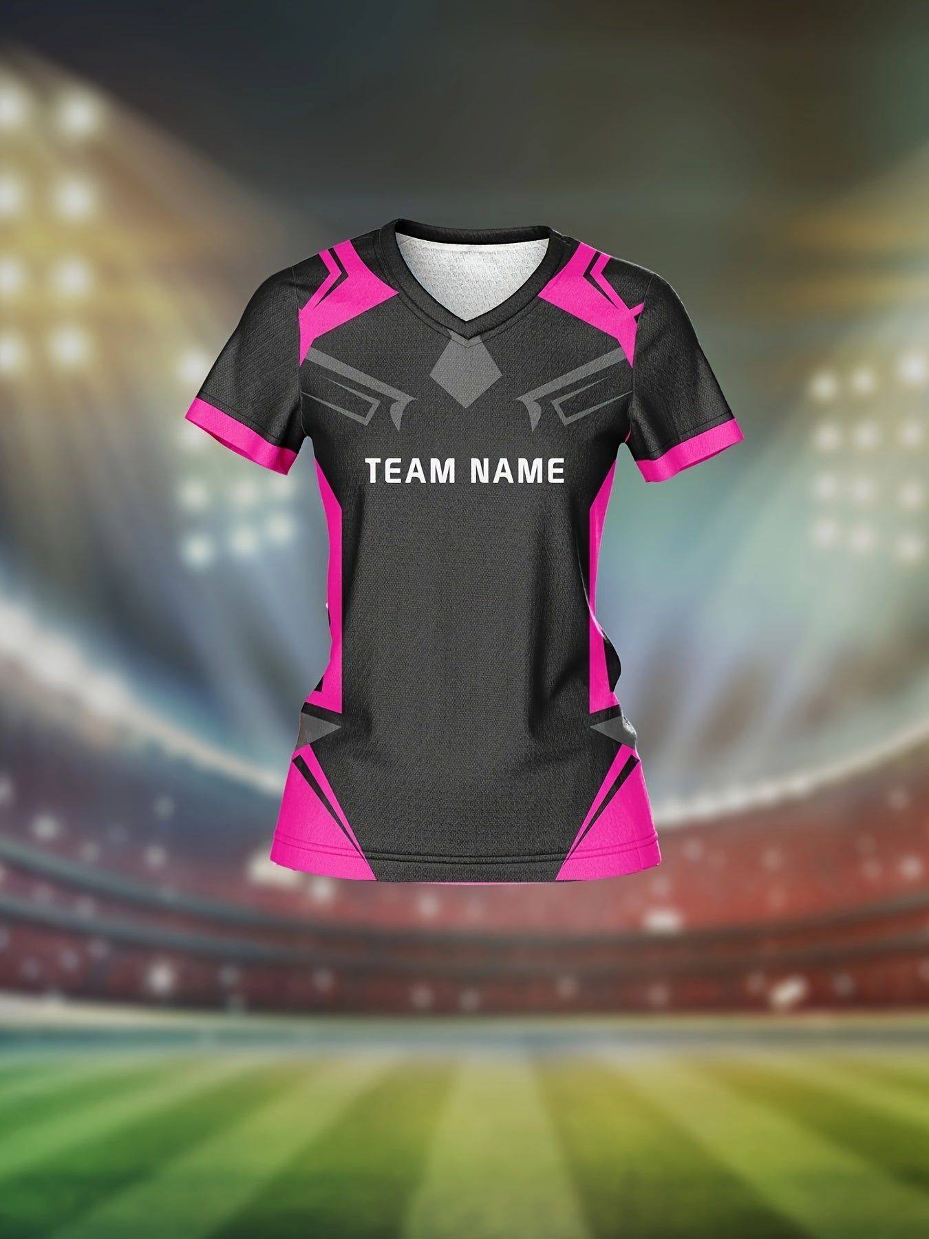 T-shirt col en V personnalisable femmes du XXS au 2XL MAEJORKEN