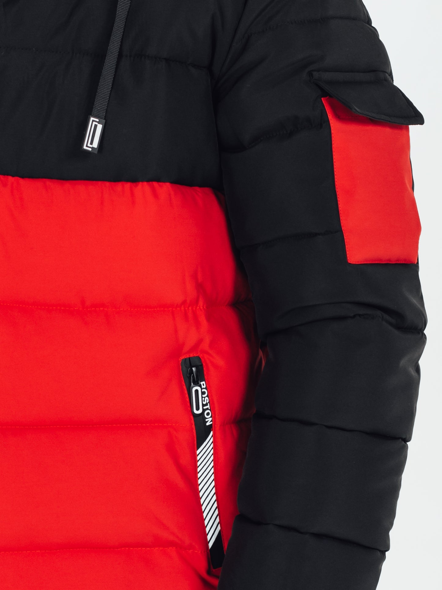 Veste matelassée d hiver pour hommes à capuche amovible du S au 2XL