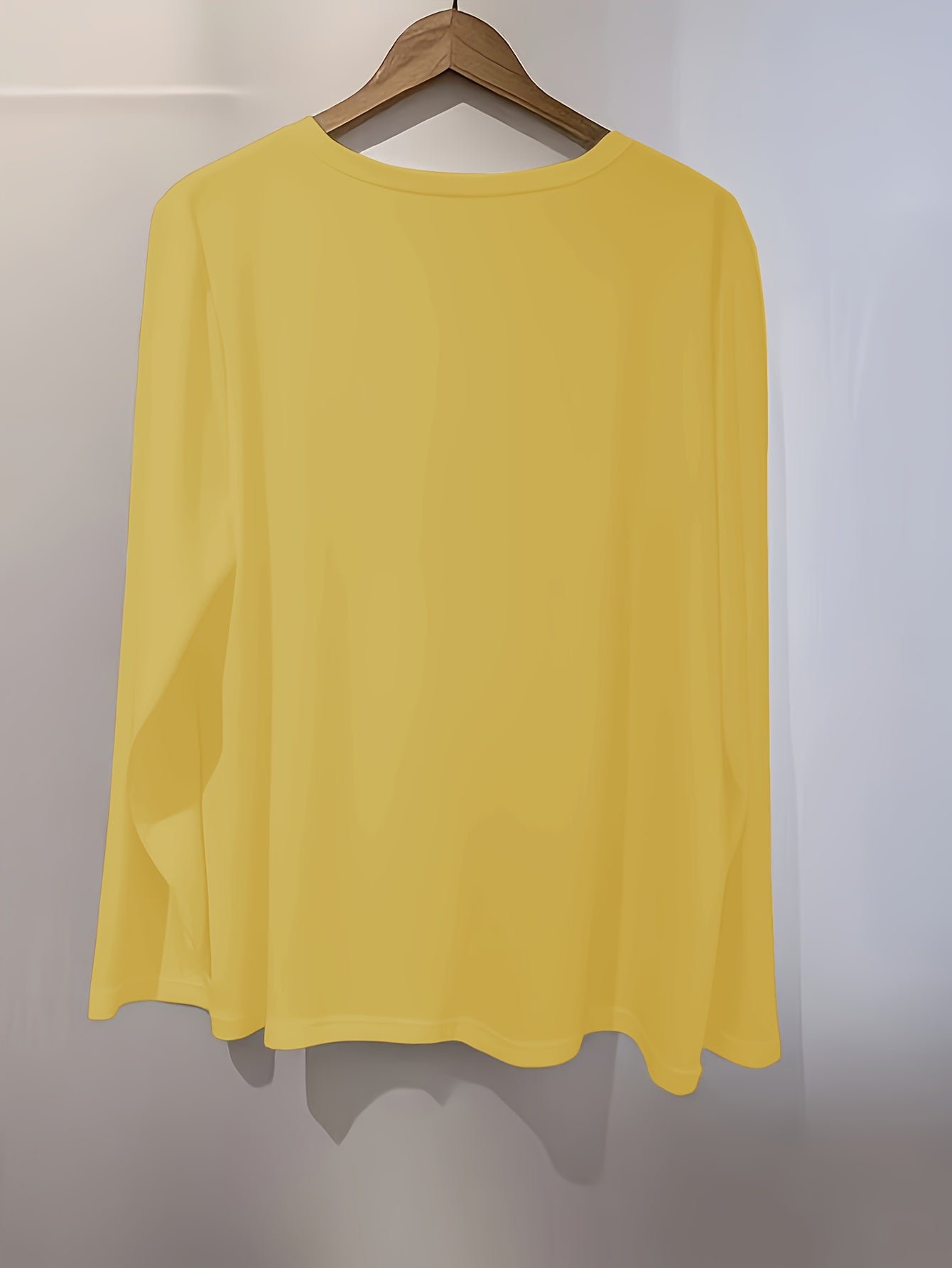 Lot de 2 t-shirts manches longues col en V 100% coton du S au 2XL MAEJORKEN
