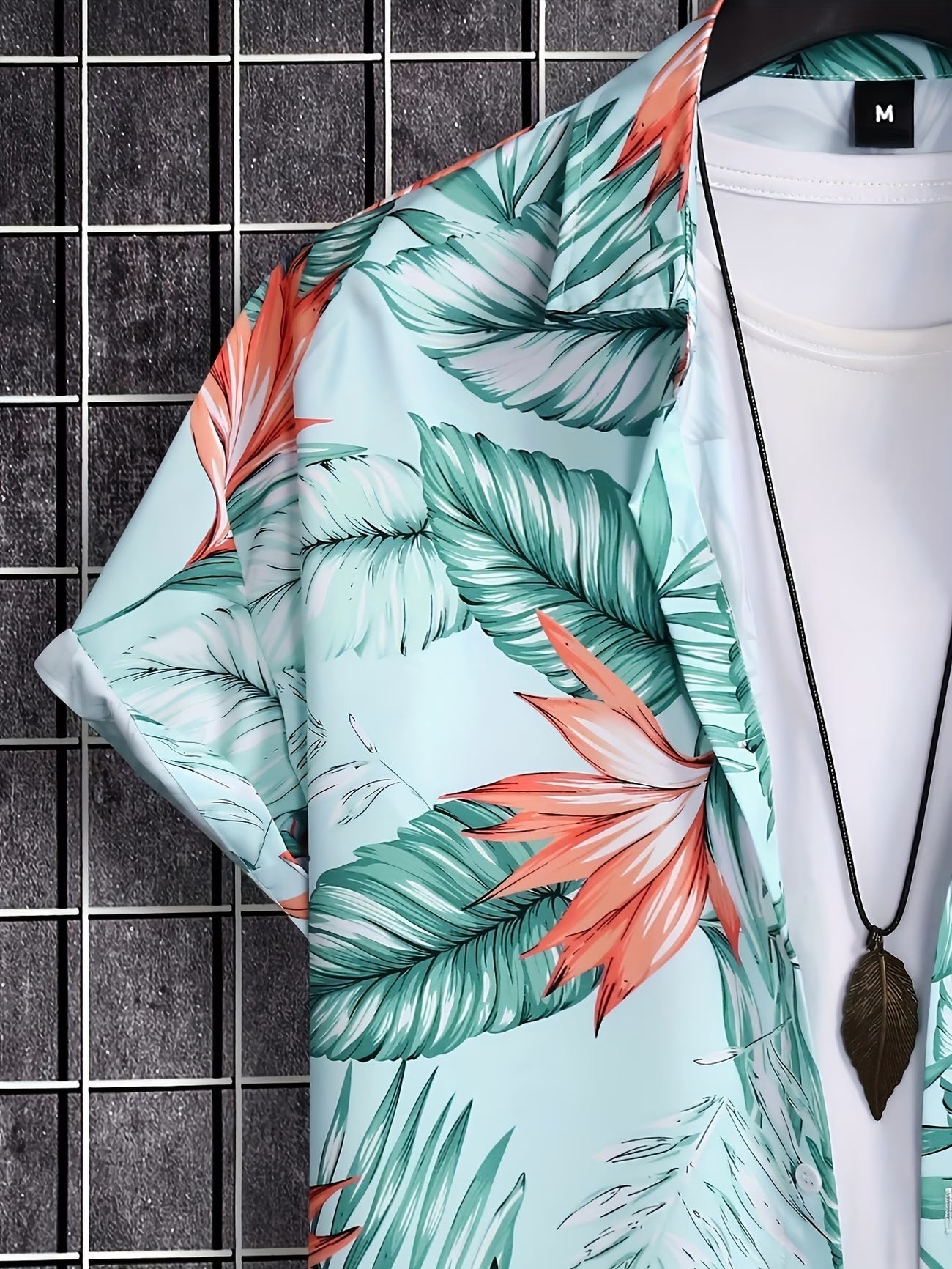 Ensemble d'été pour homme style hawaïen avec short de plage et chemise à manches courtes imprimée du S au 3XL MAEJORKEN