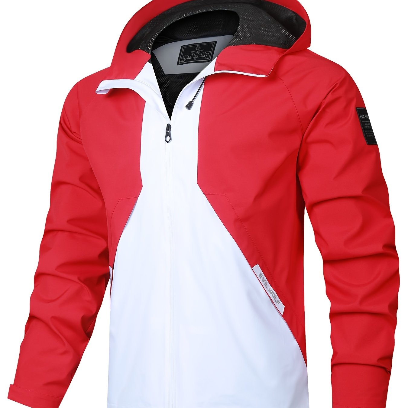 Veste coupe-vent en polyester du M au 3XL