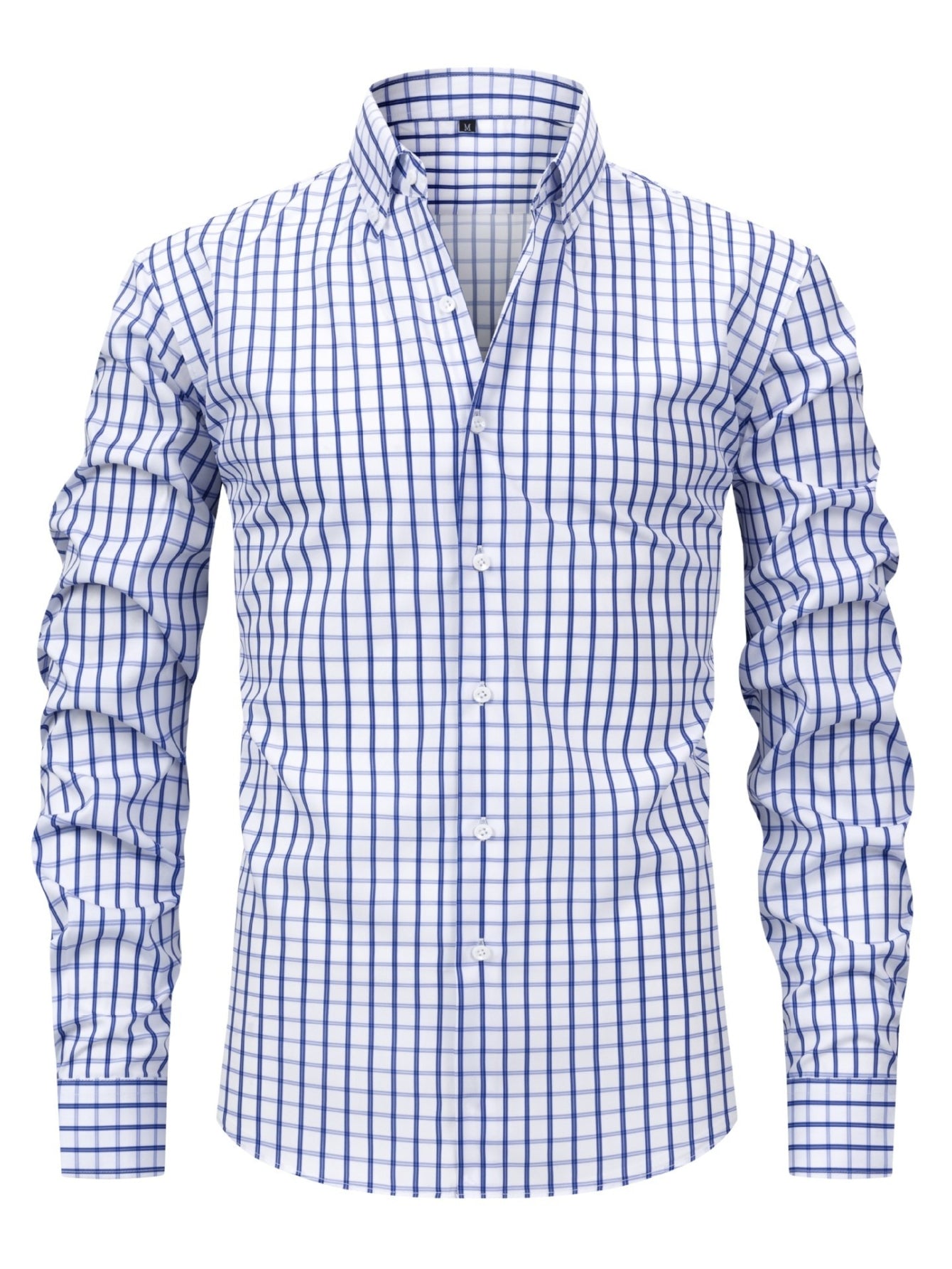 Chemise à carreaux manches longues du M au 2XL