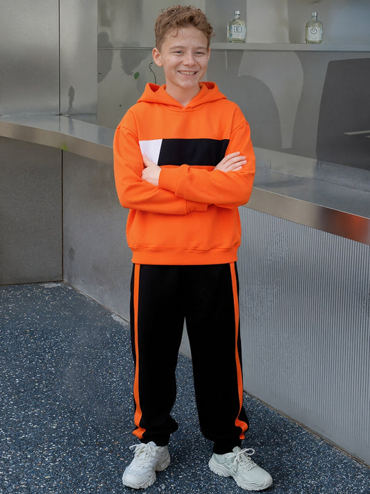 Ensemble 2 pièces sweat à capuche et pantalon de survêtement garçons du 8 au 14 ans MAEJORKEN