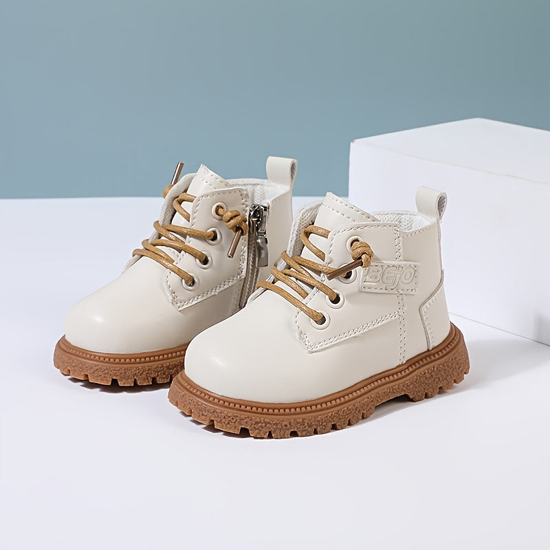 Bottes à la mode avec fermeture éclair latérale pour bébé garçons du 16 au 25 MAEJORKEN