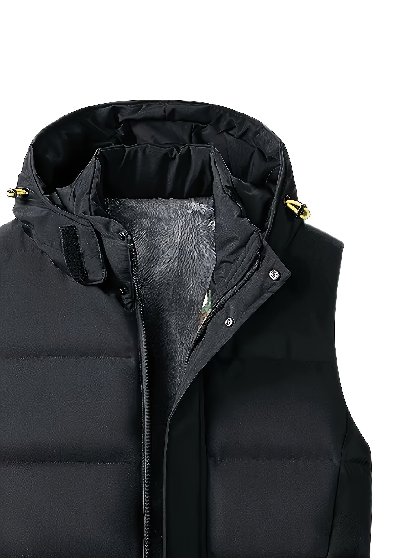 Gilet sans manches à capuche doublé polaire du S au 3XL MAEJORKEN