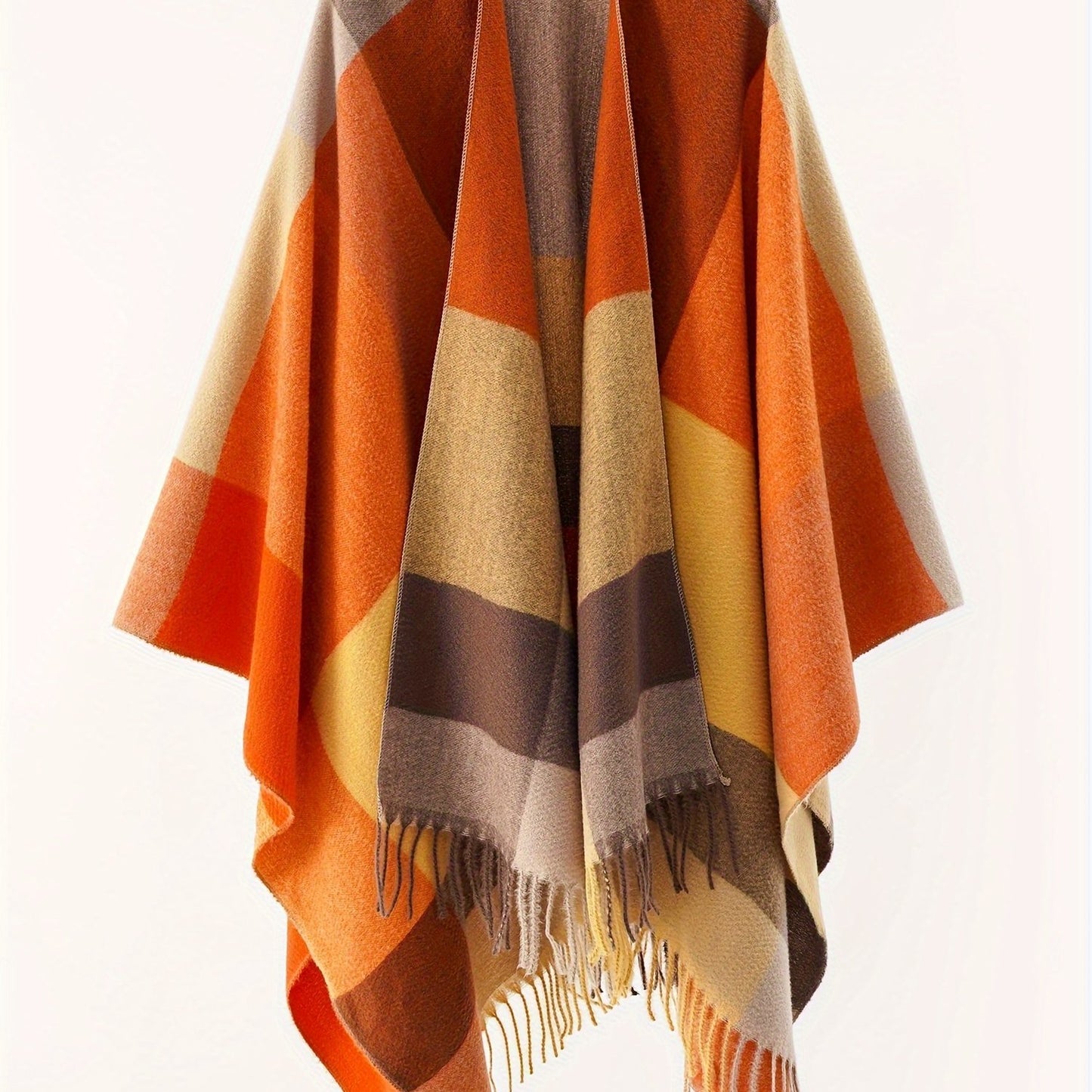 Pull cape châle cardigan ouvert sur le devant taille unique