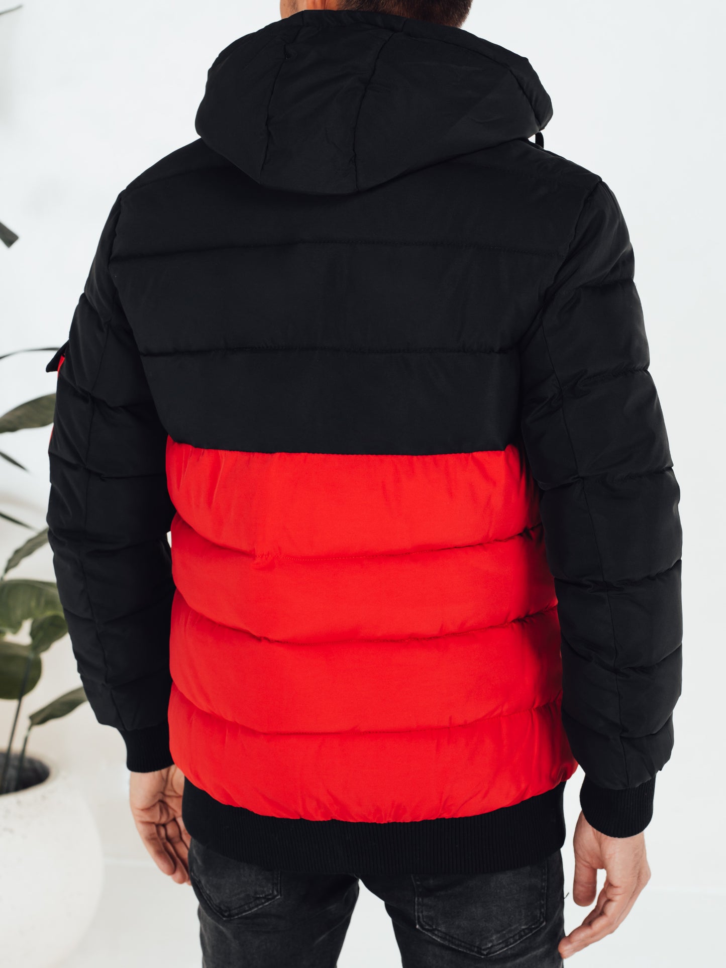 Veste matelassée d hiver pour hommes à capuche amovible du S au 2XL