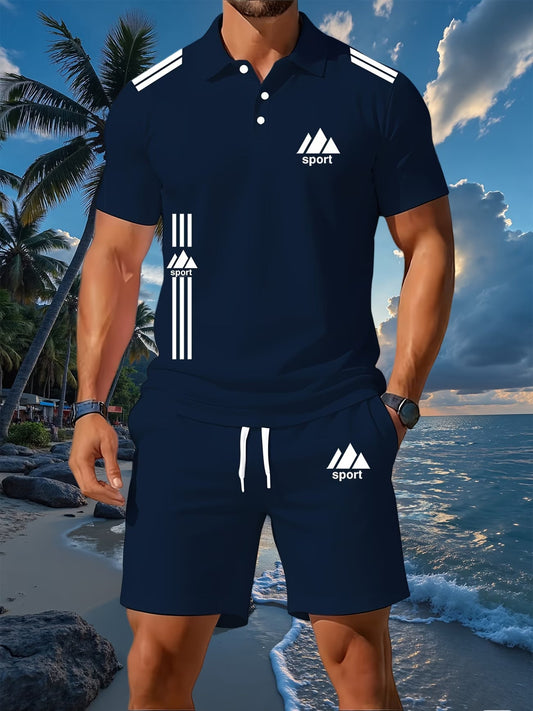 Ensemble de polo confortable pour homme, nouvelle tenue décontractée assortie du S au 3XL MAEJORKEN
